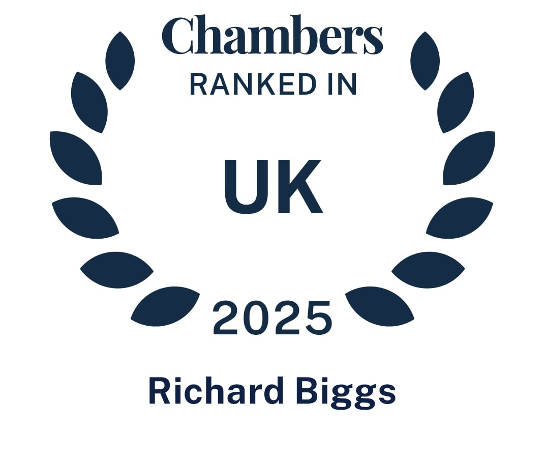 Ranked in Chambers 2024 - Richard Biggs